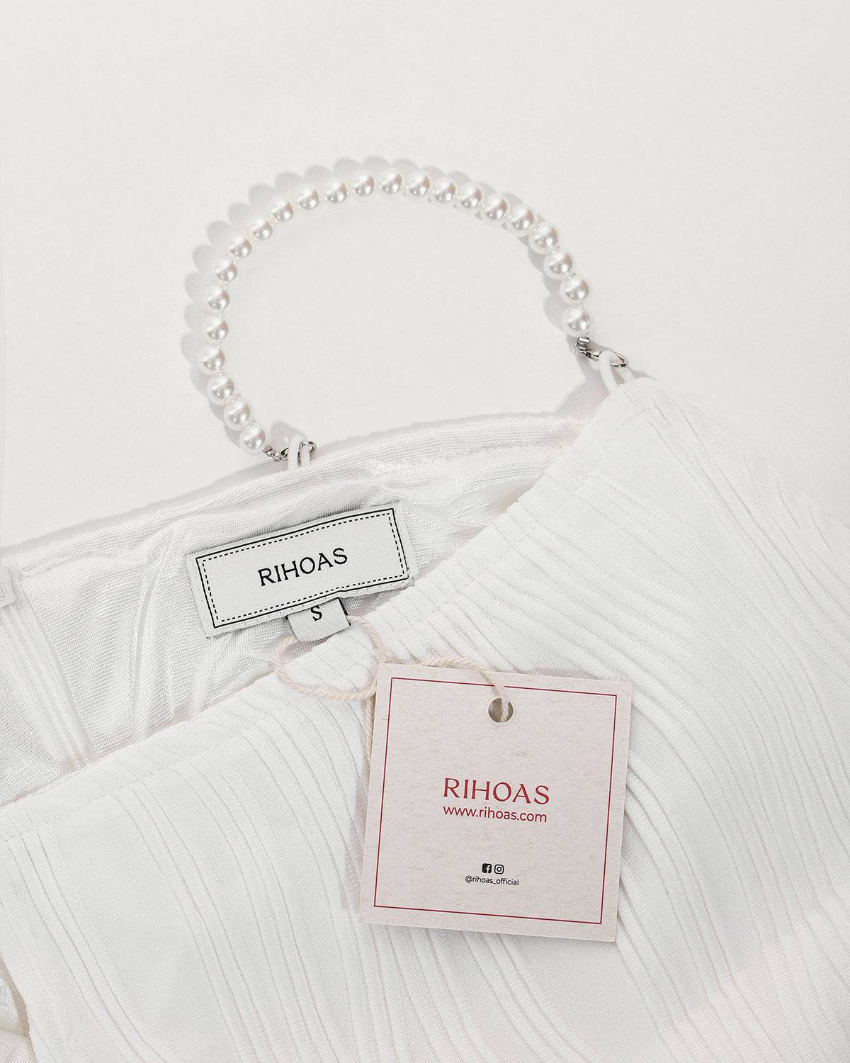 Wave-Texture Spaghetti Strap Dress